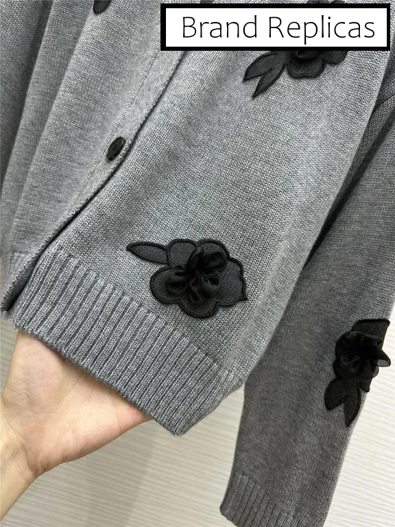 Valentino Embroidered Wool Cardigan